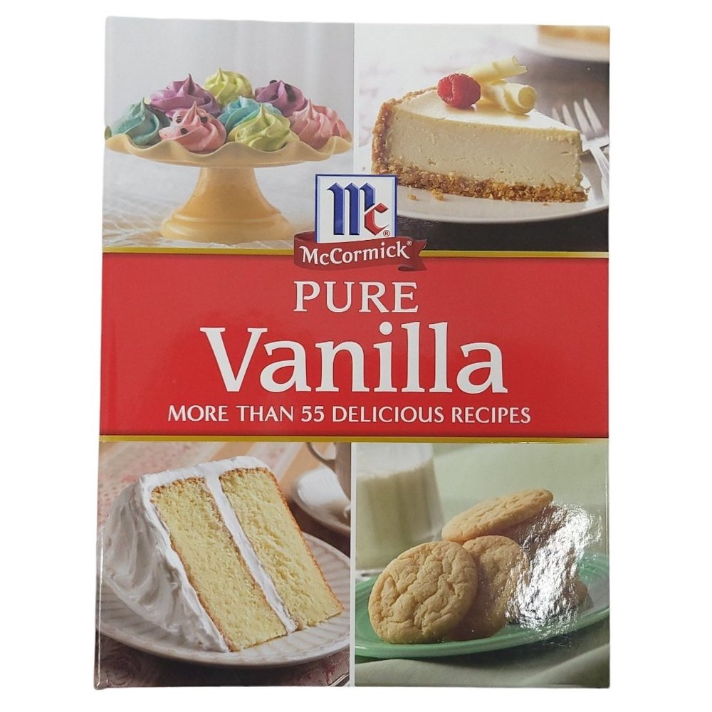 McCormick Pure Vanilla More Than 55 Delicious Recipes Book Hardback Spiral Bound